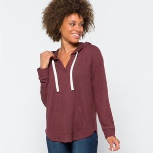 Market & Spruce Brushed Knit Hoodie - Large